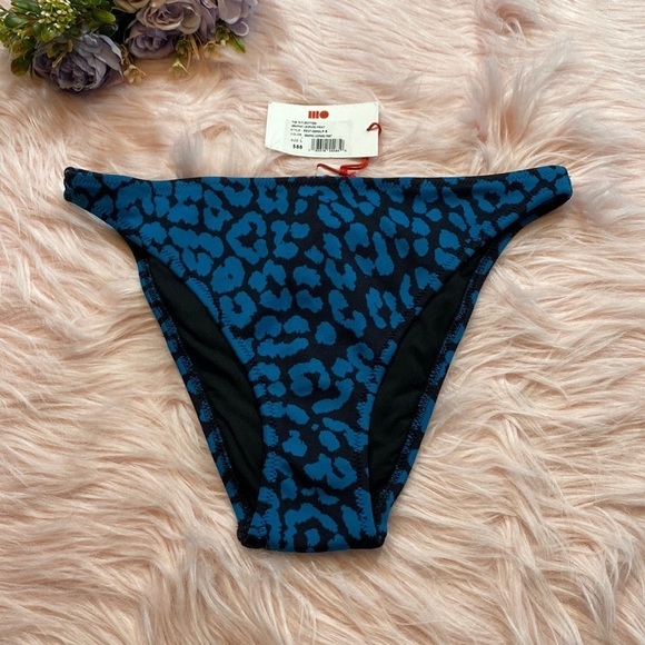 NWT Solid & Striped The Tati Bikini Bottom in Graphic Leopard Print sz L - Picture 2 of 11